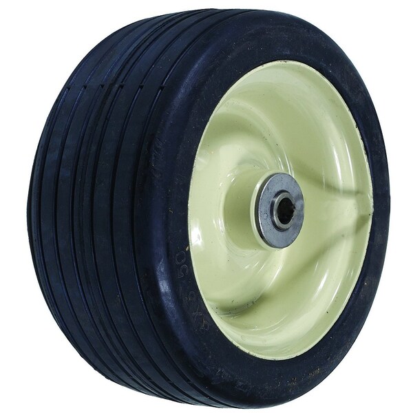 WHEEL-DECK, 8X3.5, RIBBED, STEEL-TAN 3.5" x8.1" x8.1"